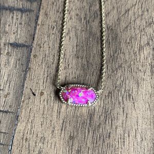 Kendra Scott Elisa Necklace Gold Kyocera Opal